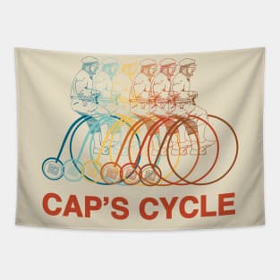 Cap’s Cycle Penny Farthing Tapestry