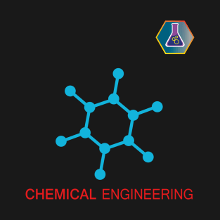 Chemical engineering text and logo T-Shirt