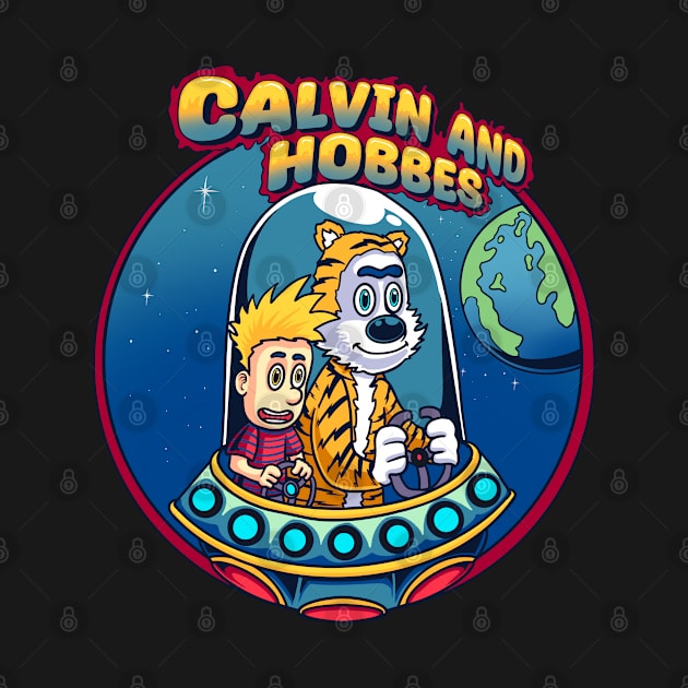 oh no this Calvin and hobbes on galaxy by inhistime5783