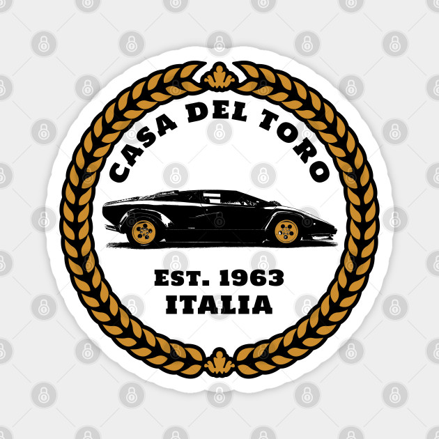 House of Bull - Lamborghini - Magnet | TeePublic