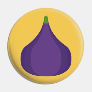 Fig icon in flat design Pin