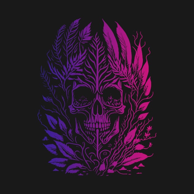 Forest Punk and Psychedelic Skulls by Bongonation