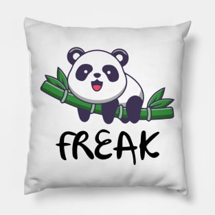 Japanese panda illustration Pillow