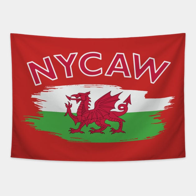 NYCAW Nid yw Cymru ar werth! Wales is not for Sale Tapestry by CreativeUnrest