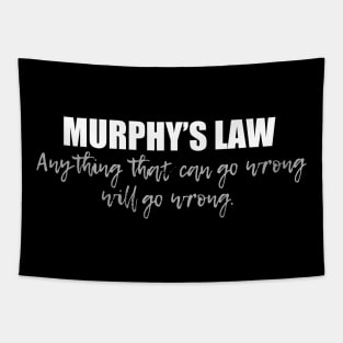 Murphy's Law Anything that Can Go Wrong Tapestry