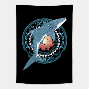 Whale Shark Dive Polynesia Tapestry