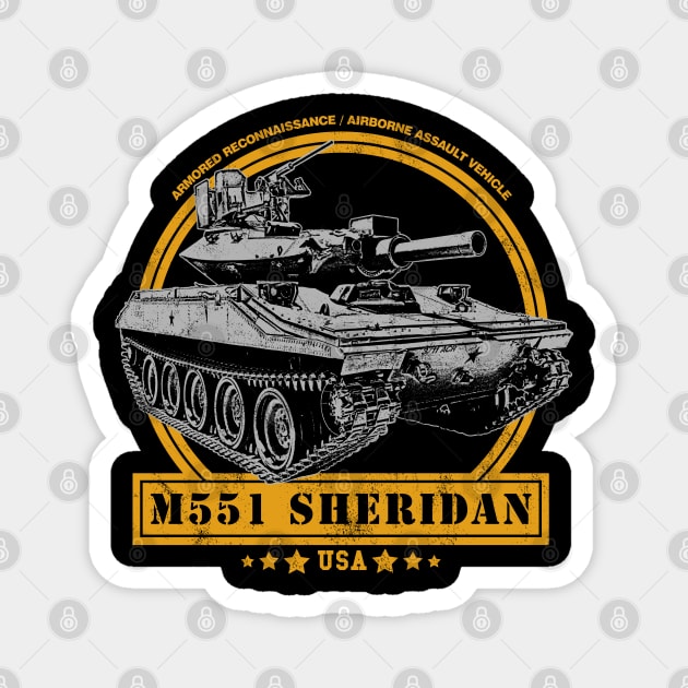 M551 Sheridan AR/AAV Magnet by rycotokyo81