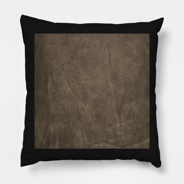 Brown leather texture Pillow by homydesign