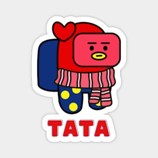 Among Us BT21 Tata Magnet