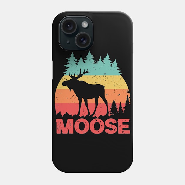 moose heartbeat lover,moose gift animal deer nature in alaska elk Phone Case by mezy