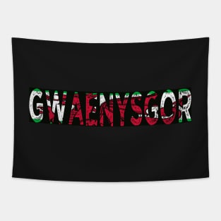 GWAENYSGOR WELSH FLAG STICKER Tapestry