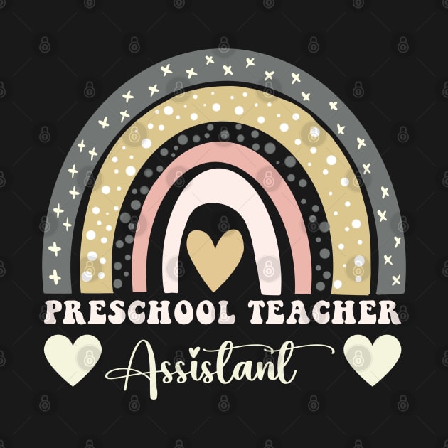 Funny preschool teacher assistant kindergarten Teaching aide by Printopedy