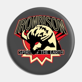 Iron Bison Spirit Pin