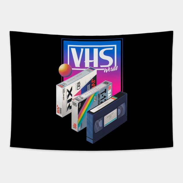 VHS world Tapestry by Mr.Melville