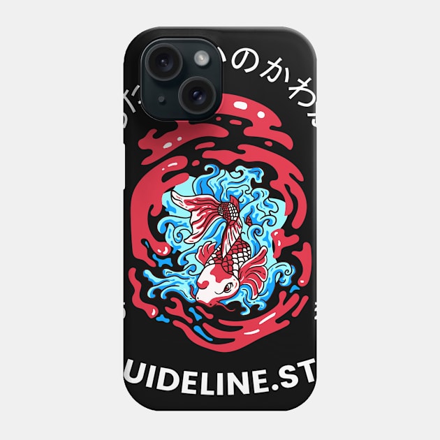 Fish Koi illustration Phone Case by Guideline.std