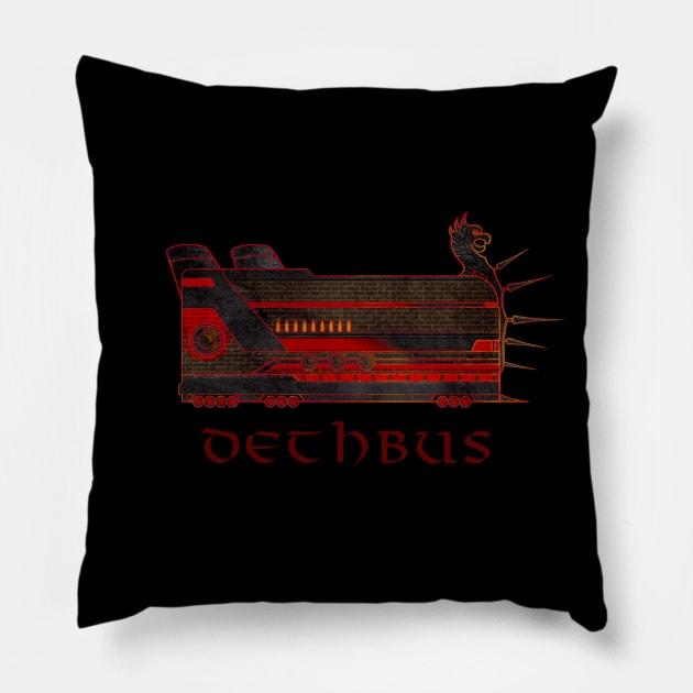 Dethbus Pillow by Capt. Jack