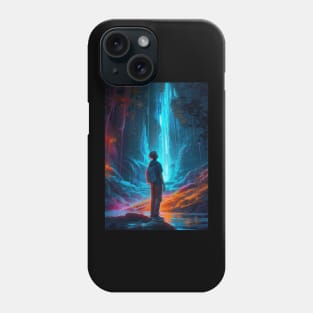 boy in the middle of forest Phone Case