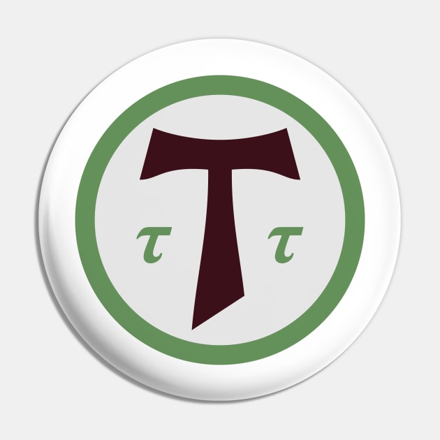 Cross of Tau Symbol Pin by marieltoigo