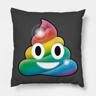 Rainbow Poop Pillow