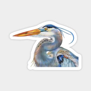 Blue Heron Magnet