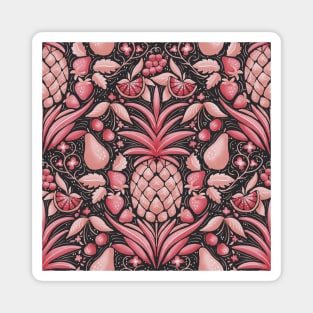 hot pink summer cocktail pattern Magnet