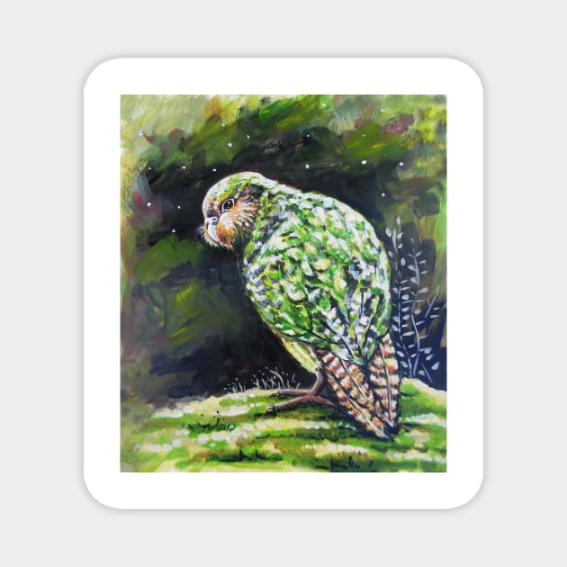 Kakapo Bird by Ira Magnet by irajane