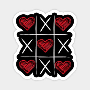 Tic Tac Toe Valentine Day Magnet