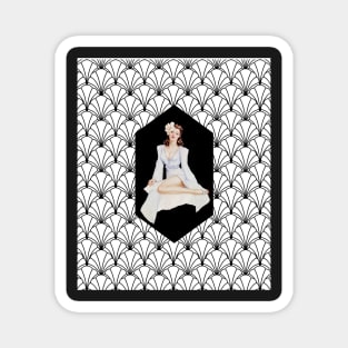 1920s Pin Up Girl - Art Nouveau - Art Deco - PinUp Girl Magnet