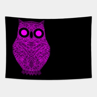 Geometric Owl 4 Tapestry