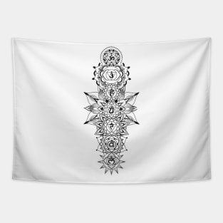 Chakra design Tapestry