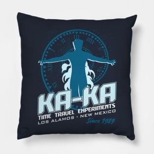 Ka Ka Time Travel Experiments Pillow