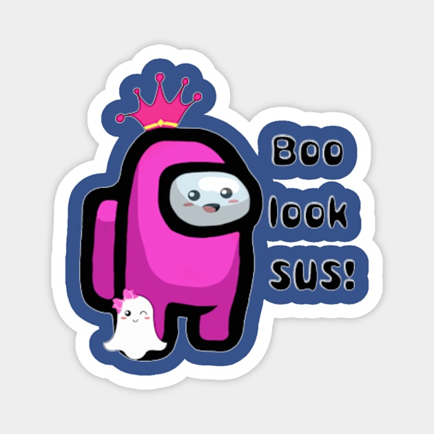 Boo Look SUS! Magnet by PBH Merch