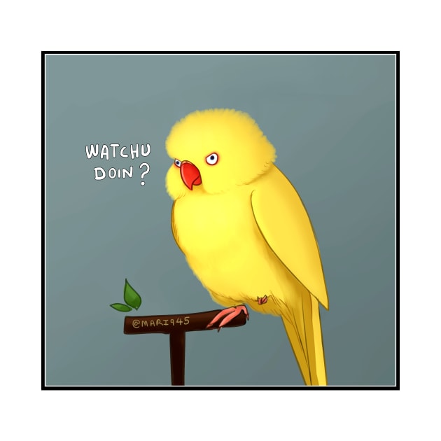 Yellow Birb by Mari945