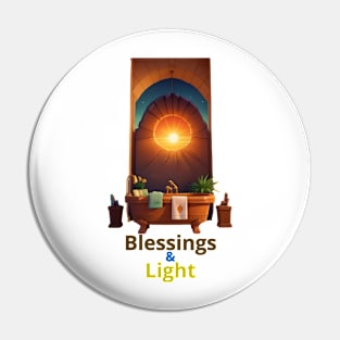 Blessings & Light / easter greetings / easter wishes Pin