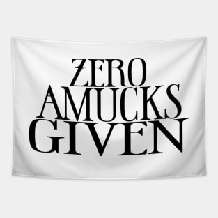 Zero Amucks Given Hocus Pocus Black Tapestry