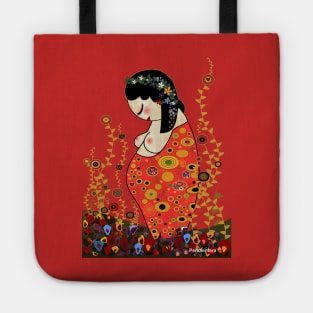 Kokeshi Hope of Klimt Tote