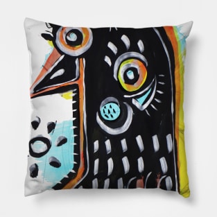 black bird Pillow