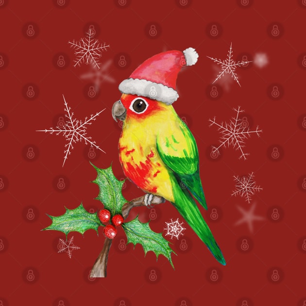 Christmas sun conure by Bwiselizzy