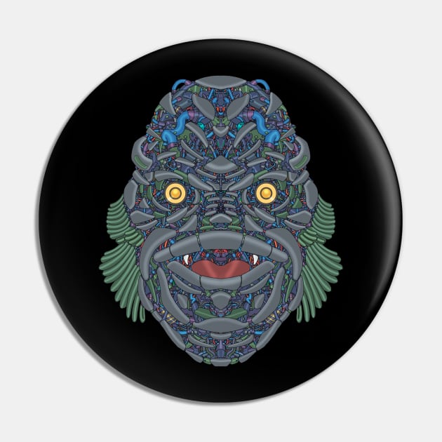 Mecha Soul Gillman 01 Pin by Houerd