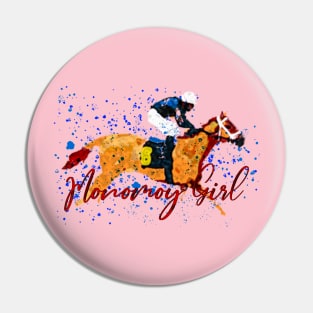 Monomoy Girl 2020 - Famous Racehorses Pin