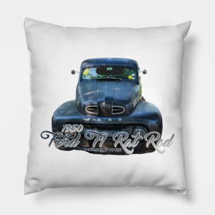 1950 Ford F1 Rat Rod Pickup Truck Pillow