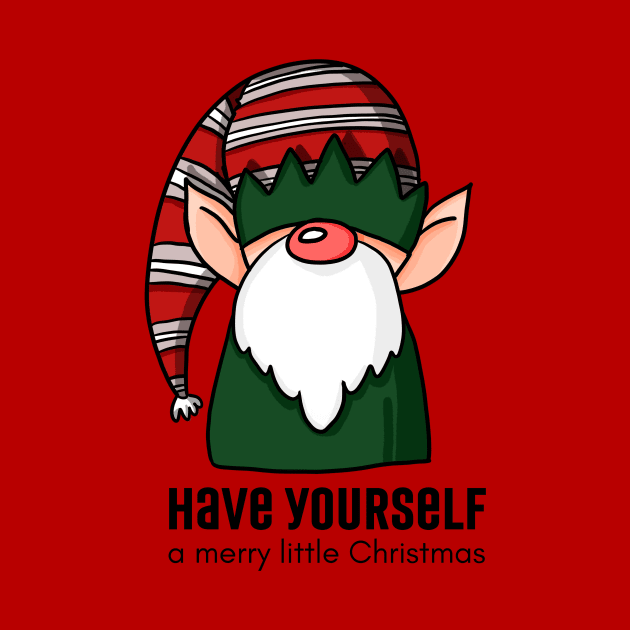 Have yourself a merry little Christmas with a funny and cute elf! by White.t.tales