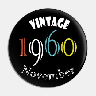 1960 - Vintage novomber Birthday Pin