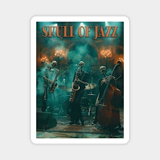 Skull of Jazz Magnet