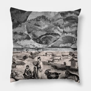 Landscape in Asia Pillow