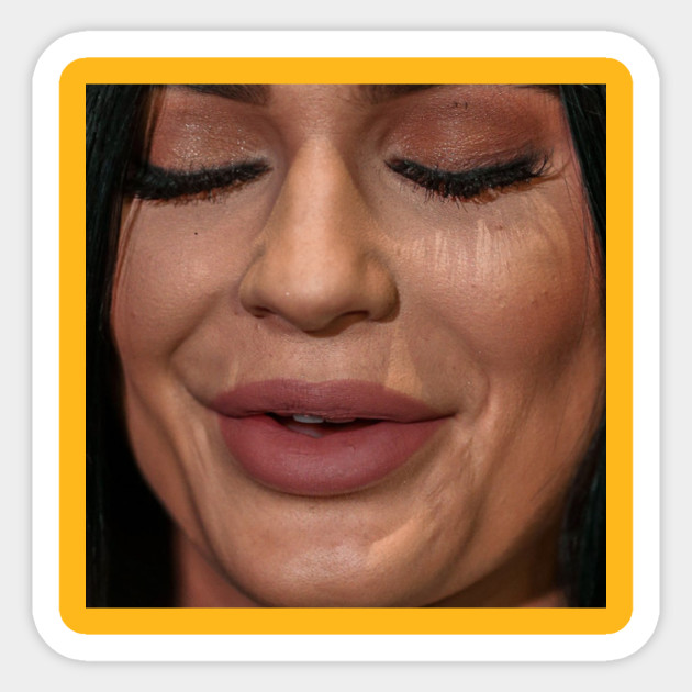 Kylie Jenner Lip Meme Shirt Kylie Jenner Lips Sticker Teepublic