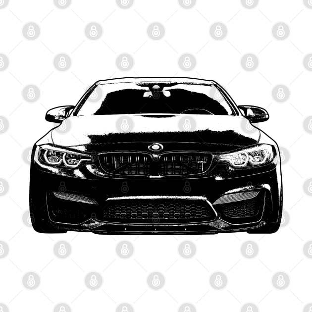 BMW M4 Sketch Art by KAM Std