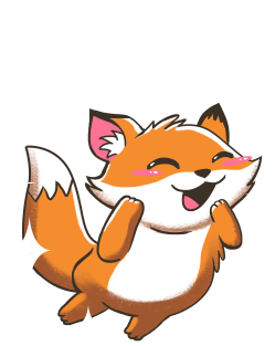 Kawaii Fox Magnet