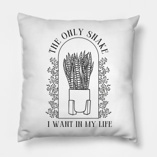 Snake Plant Arch Design Pillow