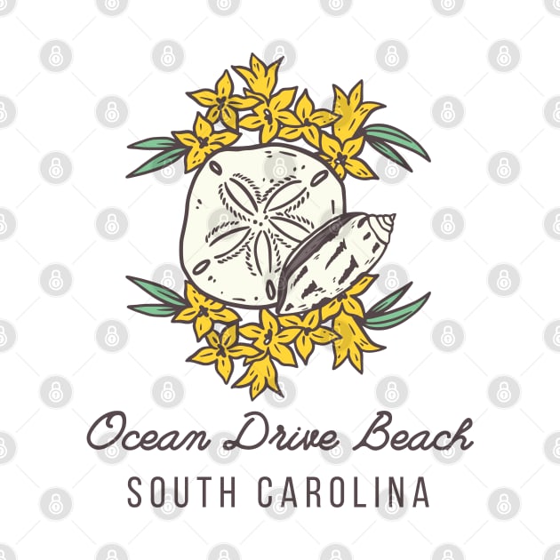 Ocean Drive Beach South Carolina SC Tourist Souvenir by carolinafound